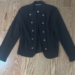 Tommy Hilfiger Black Double-Breasted Women's Jacket